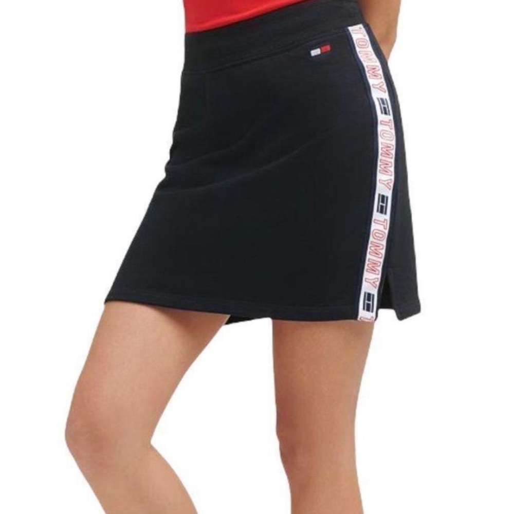 Tommy Hilfiger Sport Womens Heathered Logo Skirt
